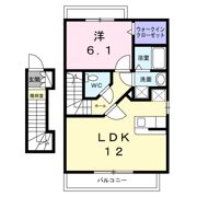 メゾンヴィヴァーチェの間取り画像