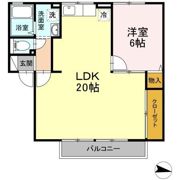 プランドール永犬丸の間取り画像