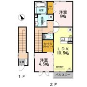 カーサポポラーレの間取り画像