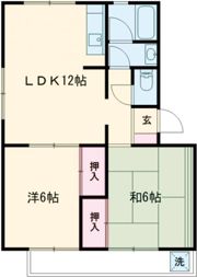 ハイツ明和A棟の間取り画像