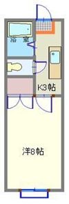 ホワイトキャッスル南小泉12番館の間取り画像