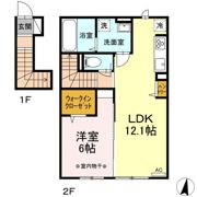 DーROOM城東中央の間取り画像