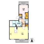 コンフォール ヴァンテ A棟 Aの間取り画像