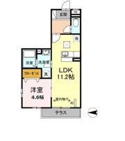 ドミール社家Ⅱの間取り画像