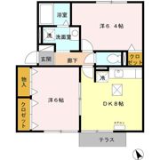 グレースヒル Bの間取り画像