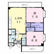 アインスブルグ巽東の間取り画像