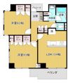 メゾングランツ鷹匠ザ・プレミアムの間取り画像
