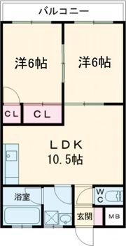 西部ハイツ高田駅の間取り画像