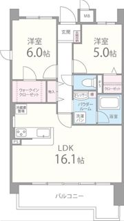 K FLATの間取り画像