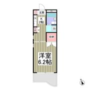 パールハイツ東八幡の間取り画像