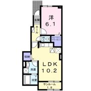 エスポアール姫路東の間取り画像
