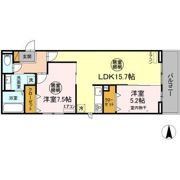 Ferro Palazzo B棟の間取り画像