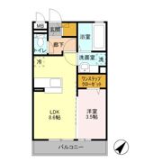 グランドソレイユIの間取り画像
