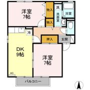 メゾンパーク新田東 CDの間取り画像