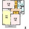 メゾンパーク新田東 CDの間取り画像
