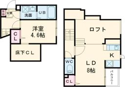 CB鳥栖Rizアトレの間取り画像