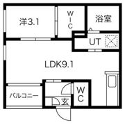 REGALEST本陣東の間取り画像