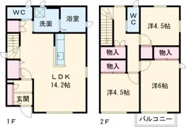 グリシーヌの間取り画像
