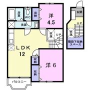 ウッディタウンBの間取り画像