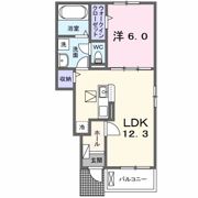 ビ・ホープフル桜ヶ丘Lifeの間取り画像