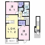 ジェルメⅤの間取り画像