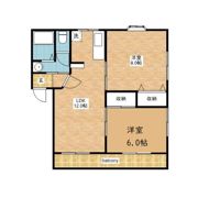 レインテッドハウスCの間取り画像