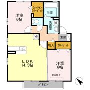 ブリジャール A棟の間取り画像