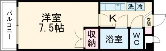 サクセス黒髪の間取り画像