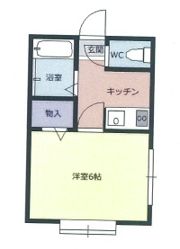 コーポ川崎の間取り画像