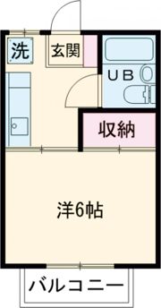 柿沢ハイツ Cの間取り画像