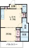 クリエオーレ藤阪中町Ⅱの間取り画像