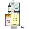 ノースヒルズ Bの間取り画像