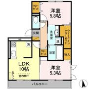 AIRY HILLS（エアリー ヒルズ） B棟の間取り画像