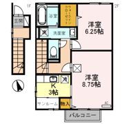 HOLY1（ﾎｰﾘｰﾜﾝ） Bの間取り画像