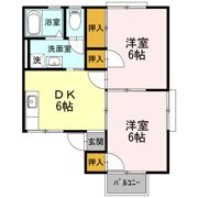 セジュールビオレットの間取り画像