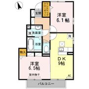 メゾン・ド・ボヌール Bの間取り画像