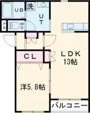 グランメールⅢの間取り画像