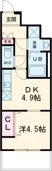 GARDENIA高井田（ガルデニア）の間取り画像