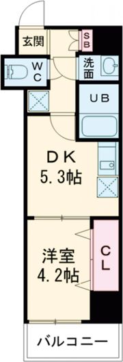 GARDENIA高井田（ガルデニア）の間取り画像