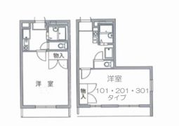ジュネスヒロの間取り画像