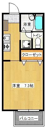 フォブール田村の間取り画像