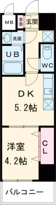 GARDENIA高井田（ガルデニア）の間取り画像