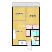 第二皐月マンションの間取り画像