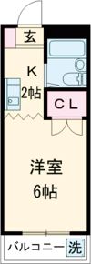 サンアレイKの間取り画像