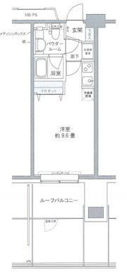 プライムアーバン豊洲の間取り画像