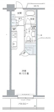 プライムアーバン豊洲の間取り画像