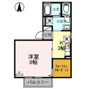 ロイヤルファミールⅡ Aの間取り画像