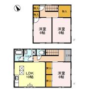 豊岡I貸家の間取り画像