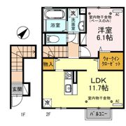 ヴィアーレⅡの間取り画像