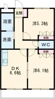 サンプレイスKの間取り画像